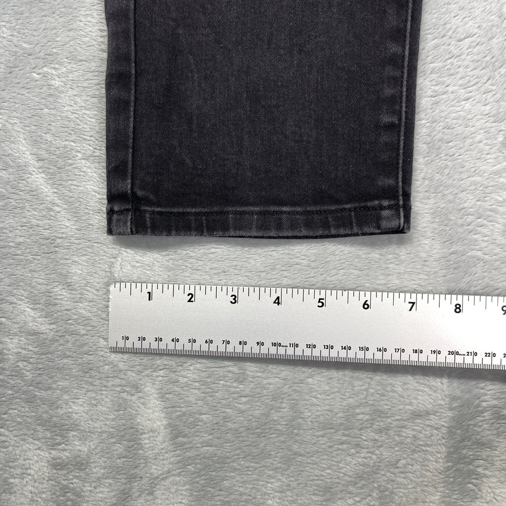 Levi's 529 Jeans Womens‎ 8 (29x32) Black Denim Curvy Grunge Americana Skinny Leg - Picture 5 of 11